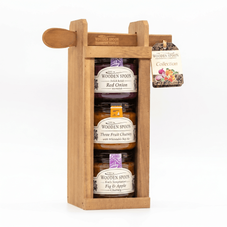 Savoury Selection Wooden Gift Rack 3/190g