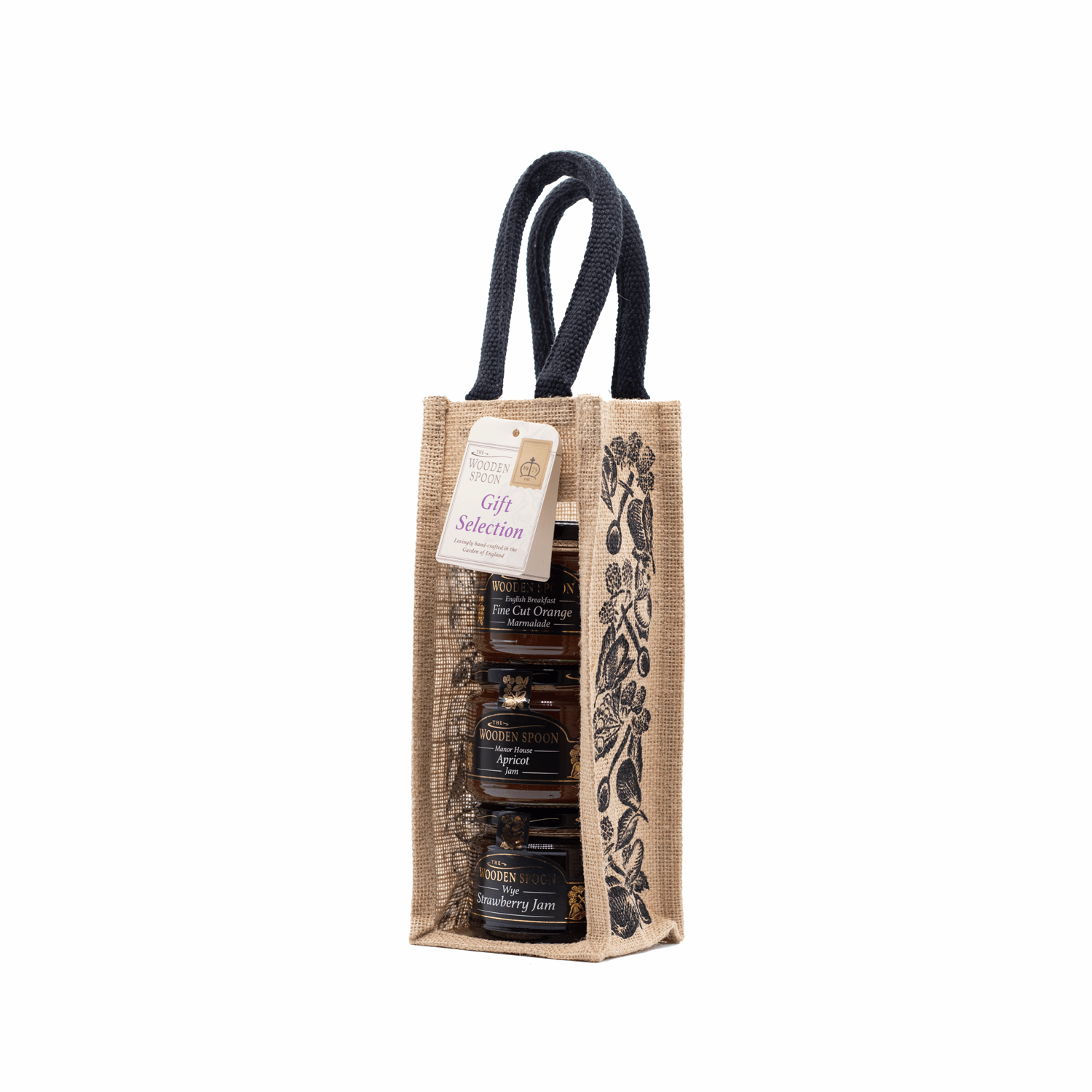 Jute Bag Preserves Selection Gift Pack