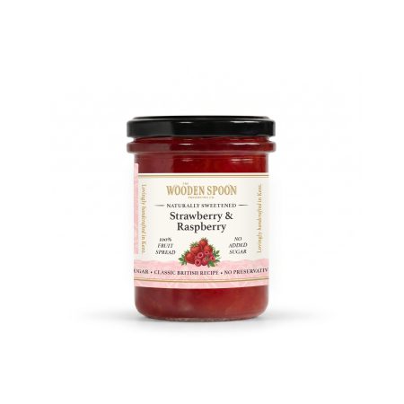 Strawberry & Raspberry - 100% Fruit Spread (No Added Sugar) - 227g