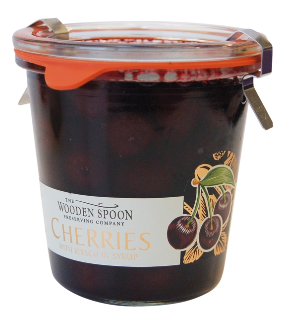 Cherries with Kirsch in Syrup (475g jar)
