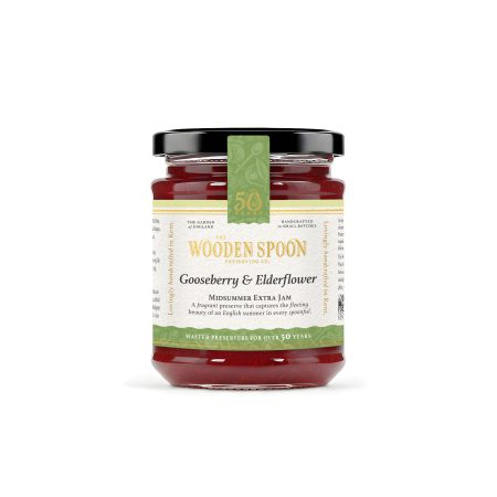 'Midsummer' - Gooseberry & Elderflower Extra Jam - 340g
