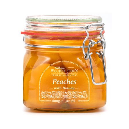 Whole Peaches with Brandy in Syrup - 600g