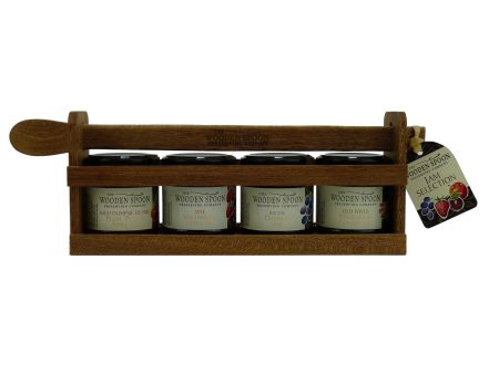 Jam Selection - Wooden Rack (4x113g) - 4x113g